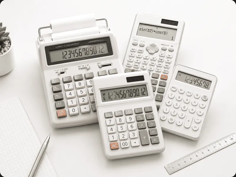 Home of Calculators calculator workspace showing free online math, finance, and health calculators for students and professionals